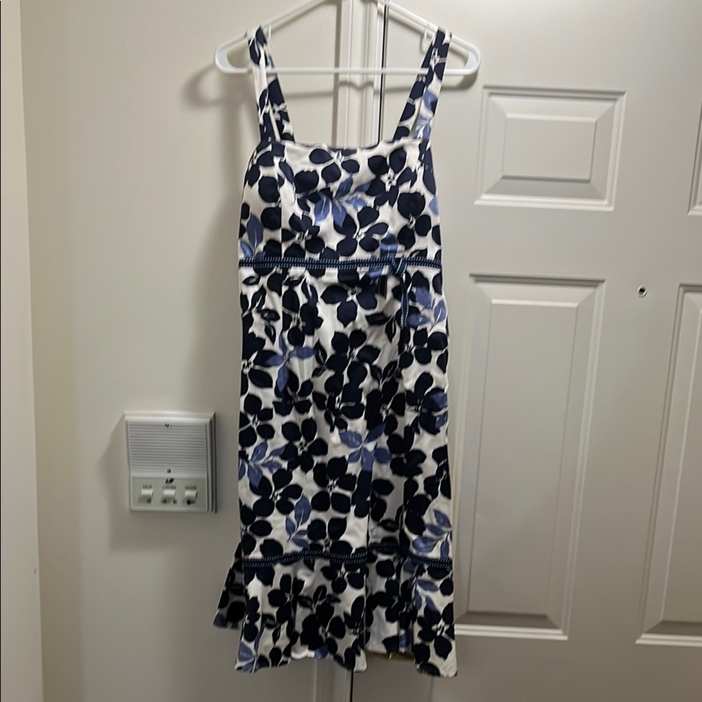 K&K Interiors Black and White Sleeveless Sundress